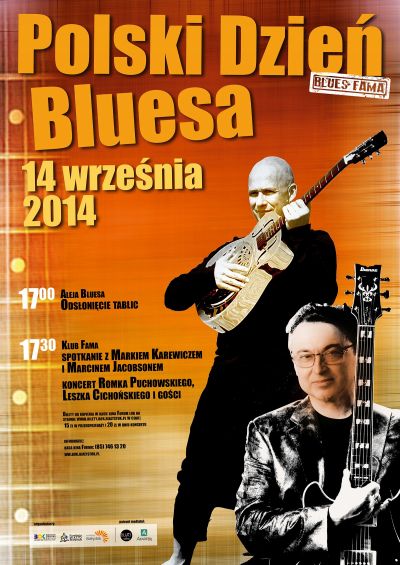 plakat  Polski Dzień Bluesa