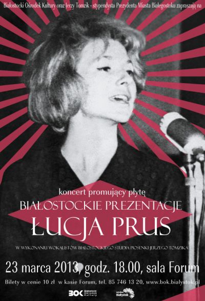 Łucja Prus plakat