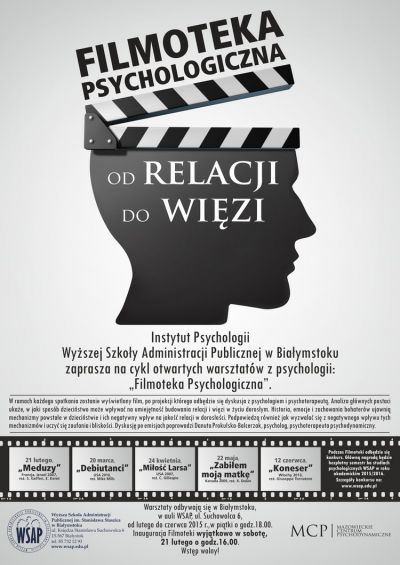 Bezpłatne warsztaty psychologiczne - plakat